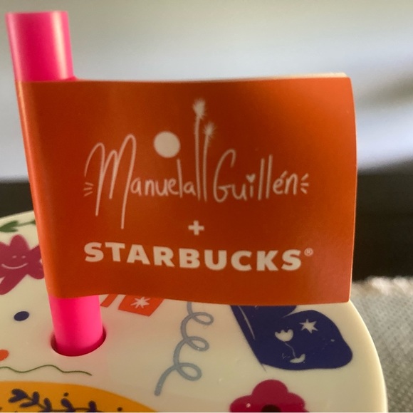 Buenas Vibras Starbucks 24oz tumbler Manuela Guillen collection - Picture 8 of 11